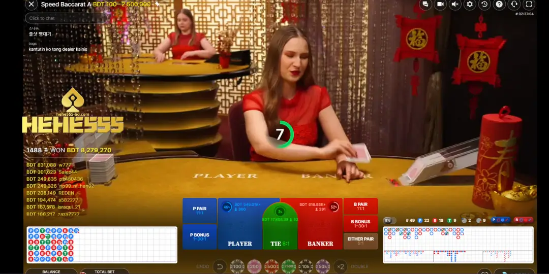 Baccarat | পরিচিতি, খেলার নির্দেশিকা এবং বড় জয়ের কৌশল hehe555 2 ইন্টারফেস এবং গ্রাফিক্স